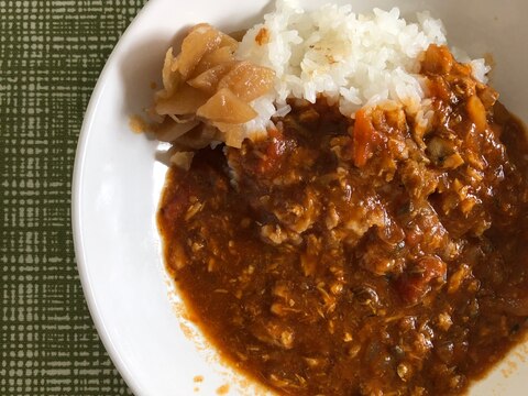 鯖缶トマトカレー